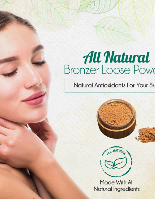 Load image into Gallery viewer, All-Natural Bronzer Loose Powder. Eco-Friendly. by BeNat

