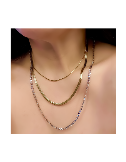 Load image into Gallery viewer, C014W B.Tiff Curb Link Chain Necklace by B.Tiff New York
