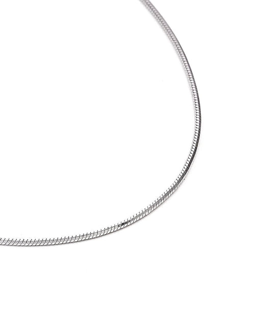 Load image into Gallery viewer, C001W B.Tiff Octagonal Herringbone Chain Necklace by B.Tiff New York
