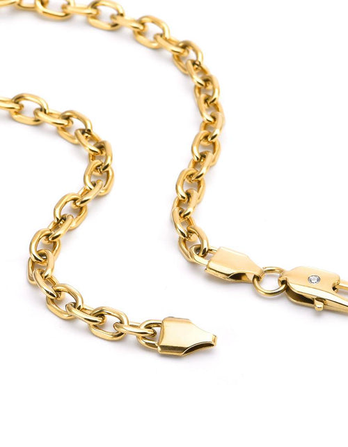 Load image into Gallery viewer, C007G B.Tiff Gold Cable Link Chain Necklace by B.Tiff New York
