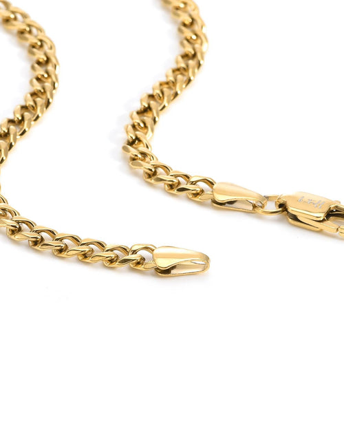 Load image into Gallery viewer, C014G B.Tiff Gold Curb Link Chain Necklace by B.Tiff New York

