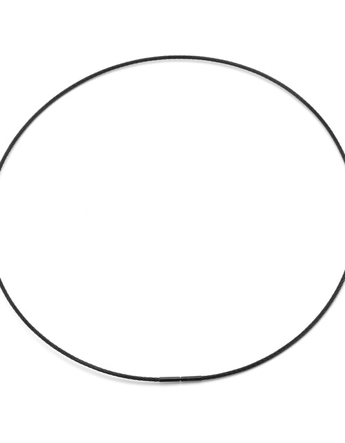 Load image into Gallery viewer, C015B B.Tiff Black Cable Wire Chain Necklace by B.Tiff New York
