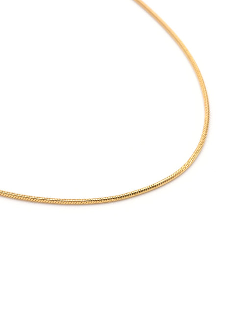 Load image into Gallery viewer, C030G B.Tiff Thin Gold Plated Coil Chain by B.Tiff New York
