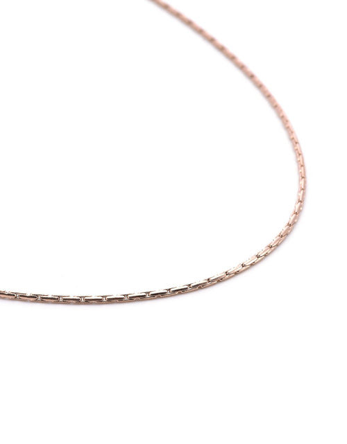 Load image into Gallery viewer, C031RG B.Tiff Diamond Cut Rose Gold Plated Chain Necklace by B.Tiff New York
