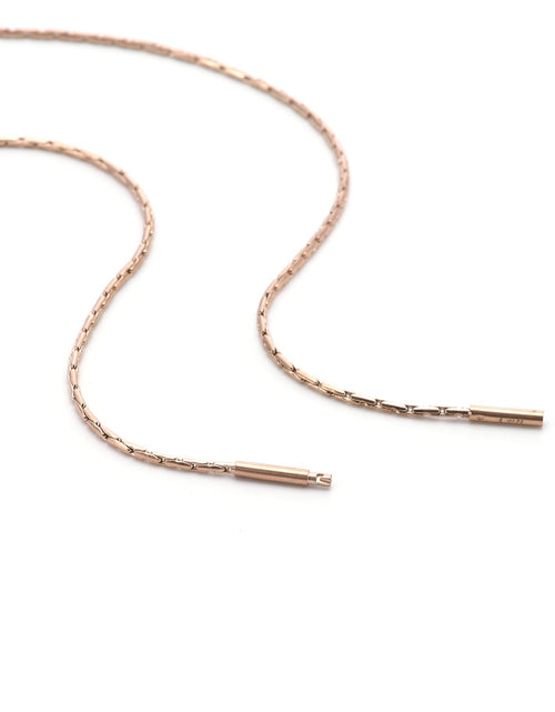 Load image into Gallery viewer, C031RG B.Tiff Diamond Cut Rose Gold Plated Chain Necklace by B.Tiff New York
