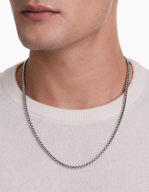Load image into Gallery viewer, C049W B.Tiff Round Box Chain by B.Tiff New York
