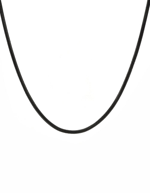 Load image into Gallery viewer, C060B B.Tiff Thick Black Coil Chain by B.Tiff New York
