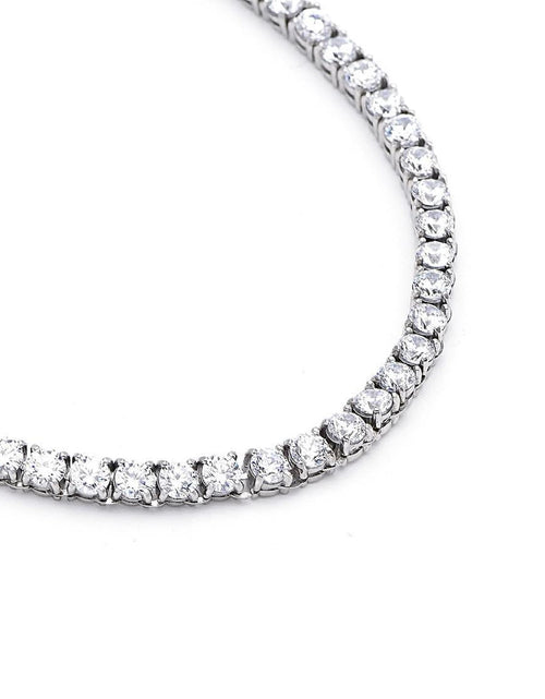 Load image into Gallery viewer, C103W B.Tiff 3mm Tennis Necklace by B.Tiff New York
