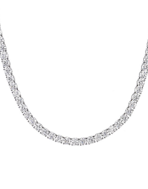 Load image into Gallery viewer, C105W B.Tiff 5mm Tennis Necklace by B.Tiff New York
