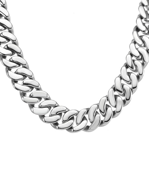 Load image into Gallery viewer, C160W B.Tiff 16mm Flat Cuban Link Necklace by B.Tiff New York
