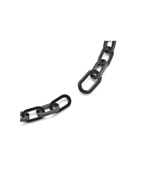 Load image into Gallery viewer, C200B B.Tiff Black Paperclip Chain Necklace by B.Tiff New York
