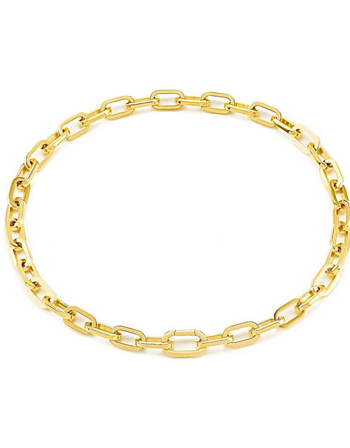 Load image into Gallery viewer, C200G B.Tiff High Polish Gold Paperclip Chain Necklace by B.Tiff New York
