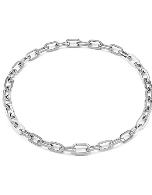 Load image into Gallery viewer, C200W B.Tiff High Polish Paperclip Chain Necklace by B.Tiff New York
