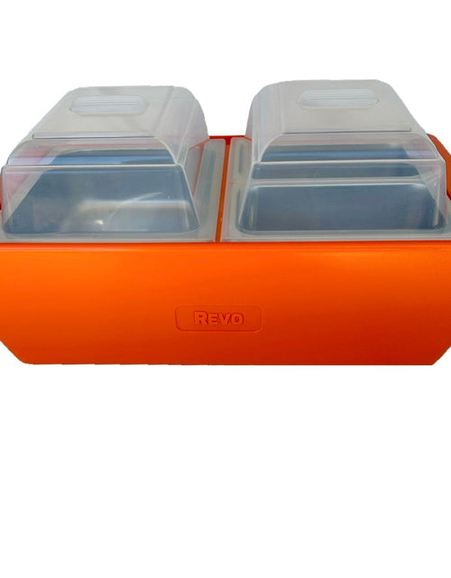 Load image into Gallery viewer, REVO Dubler Cooler | Orange Burst | Insulated Party Cooler by REVO COOLERS, LLC

