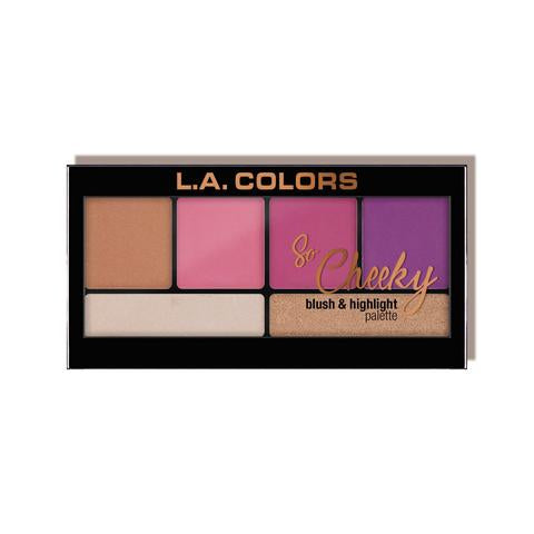 Load image into Gallery viewer, L.A. COLORS So Cheeky Blush &amp; Highlighter - Sweet &amp; Sassy

