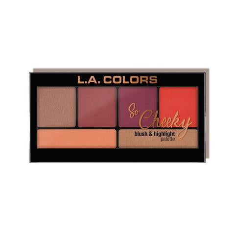 Load image into Gallery viewer, L.A. COLORS So Cheeky Blush &amp; Highlighter - Hot &amp; Spicy

