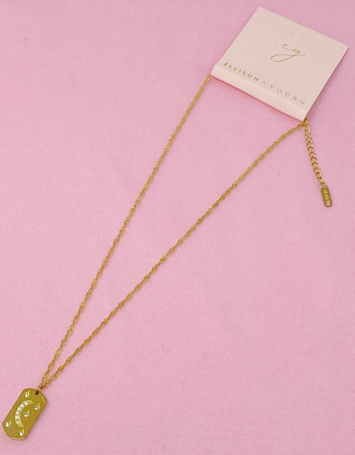 Load image into Gallery viewer, Mystical Moon And Stars Necklace by Ellisonyoung.com
