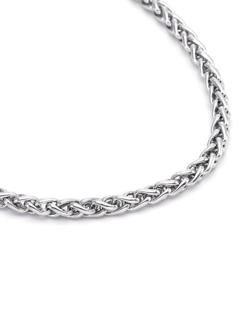 Load image into Gallery viewer, C550W B.Tiff French Braid Chain Necklace by B.Tiff New York
