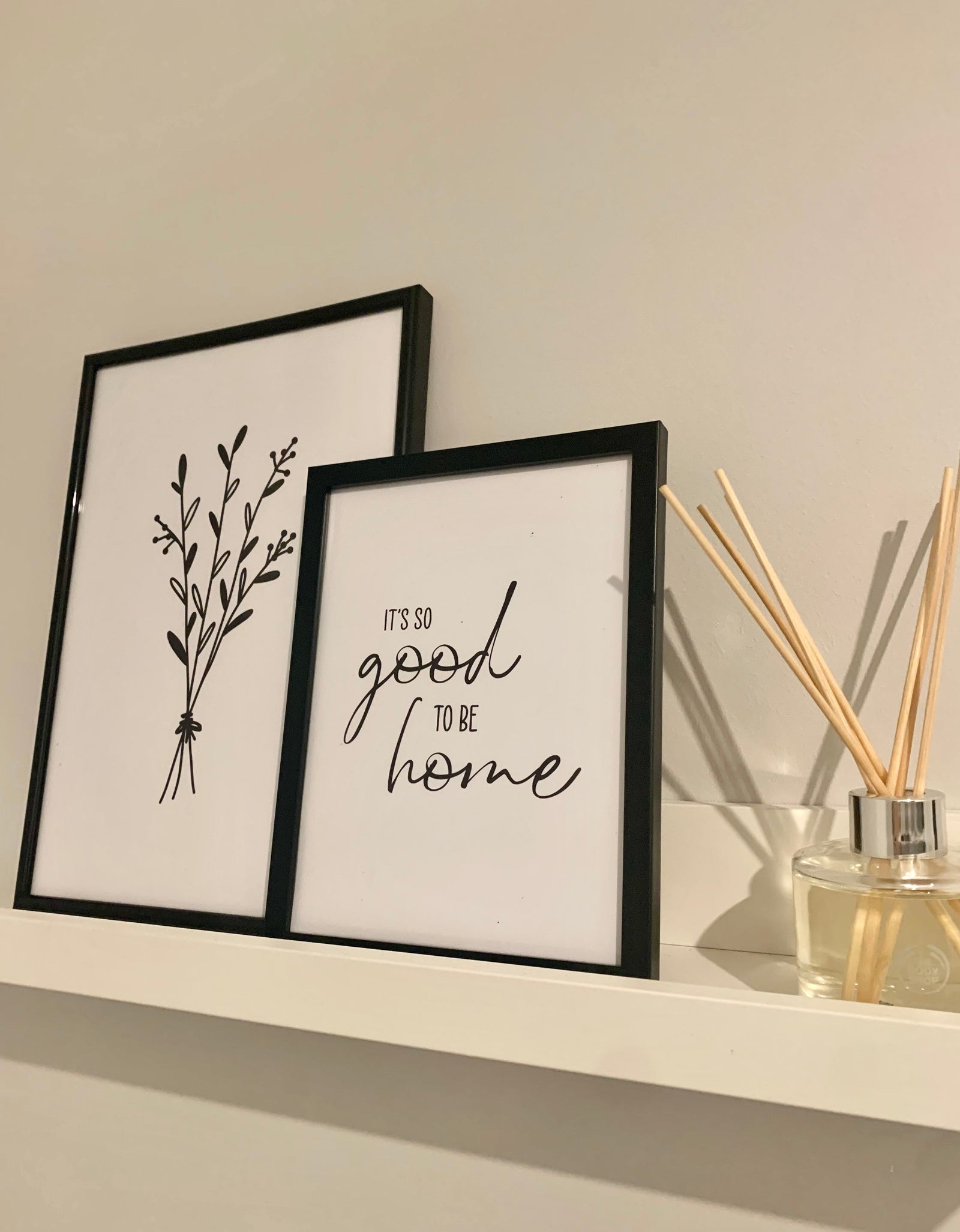 Flower 4 Simple Line Work Bedroom Home Wall Decor Print by WinsterCreations™ Official Store