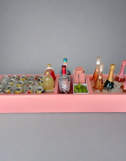 Load image into Gallery viewer, REVO Party Barge Cooler | Pink Coral | Insulated Beverage Tub by REVO COOLERS, LLC
