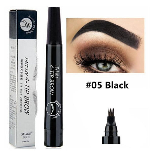 Load image into Gallery viewer, 4-TIP Waterproof BROW Liquid Eyebrow Pencil by Js House

