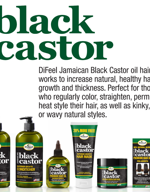 Load image into Gallery viewer, Difeel Superior Growth Jamaican Black Castor Conditioner 12 oz. by difeel - find your natural beauty
