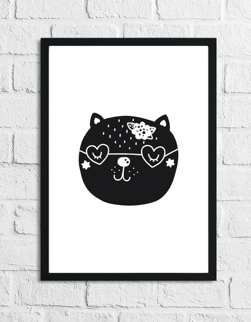 Load image into Gallery viewer, Scandinavian Cat 2 Children's Nursery Room Wall Decor Print by WinsterCreations™ Official Store

