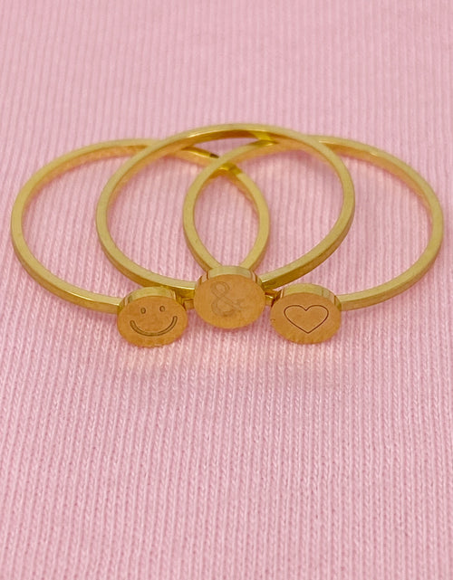 Load image into Gallery viewer, Tiny Disc Stackable Ring by Ellisonyoung.com

