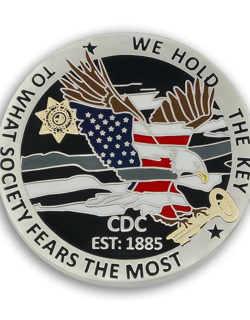 Load image into Gallery viewer, 6th in <br> CDC Old School <br> Challenge Coin Series <br> THE EAGLE by Custom Pins &amp; Buckles

