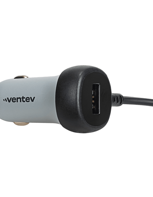 Load image into Gallery viewer, Ventev 12W USB A Car Charger w / attached 15W USB C Cord N/A by Ventev
