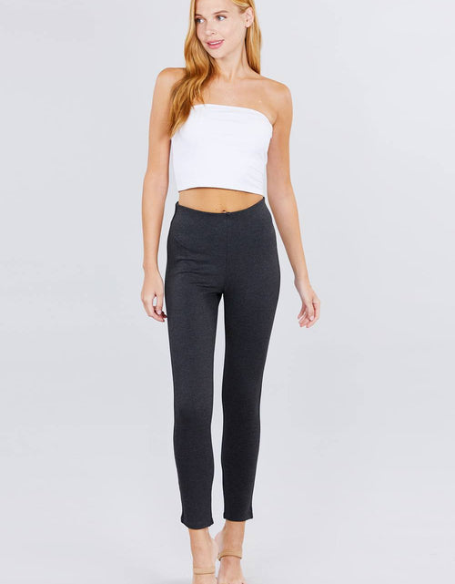 Load image into Gallery viewer, Waist Elastic Band Ponte Pants
