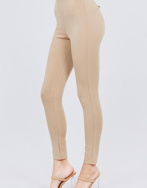 Load image into Gallery viewer, Waist Elastic Band Ponte Pants
