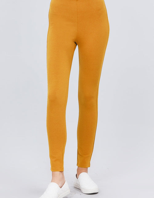 Load image into Gallery viewer, Waist Elastic Band Ponte Pants
