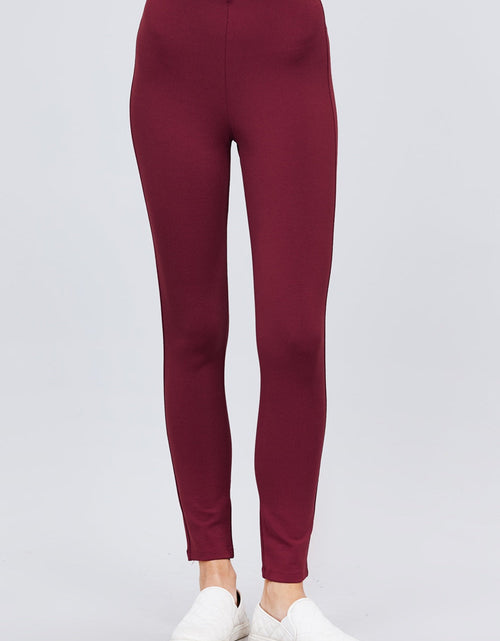 Load image into Gallery viewer, Waist Elastic Band Ponte Pants
