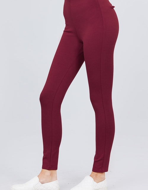 Load image into Gallery viewer, Waist Elastic Band Ponte Pants
