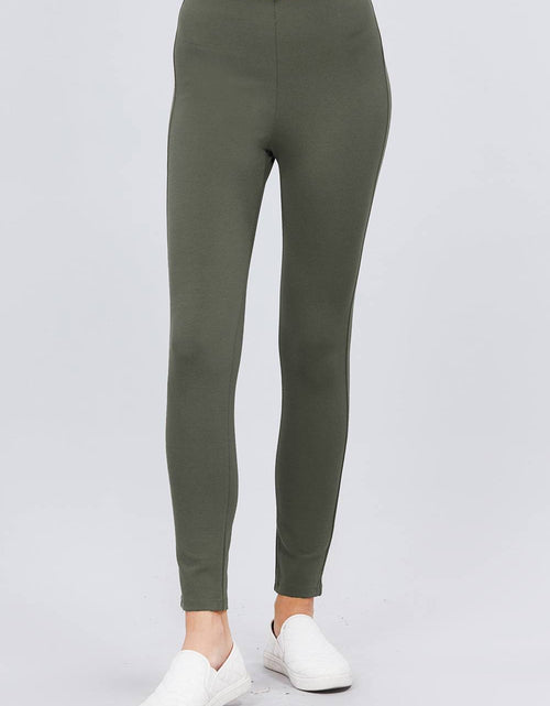 Load image into Gallery viewer, Waist Elastic Band Ponte Pants
