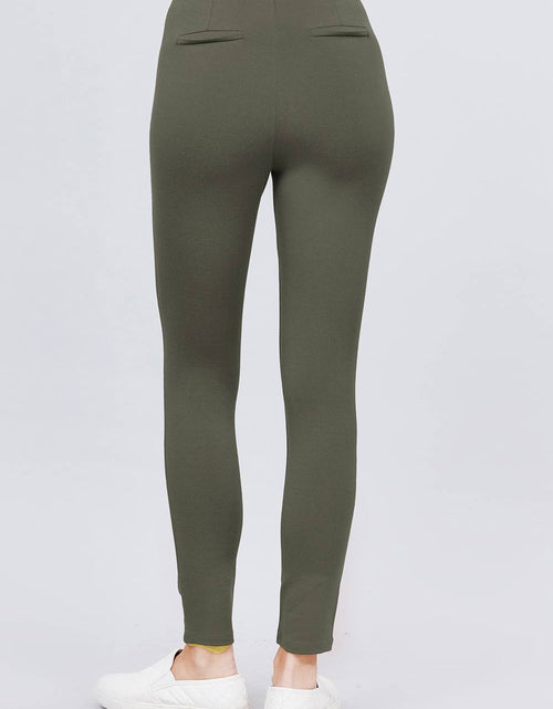 Load image into Gallery viewer, Waist Elastic Band Ponte Pants
