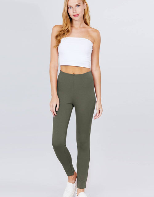 Load image into Gallery viewer, Waist Elastic Band Ponte Pants
