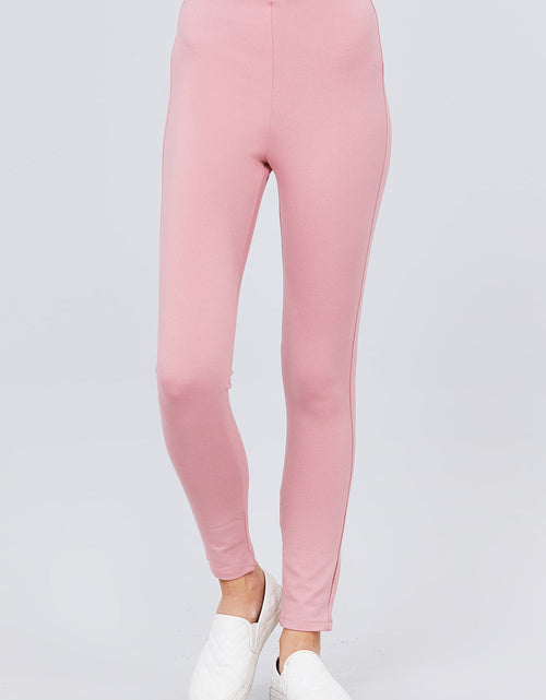 Load image into Gallery viewer, Waist Elastic Band Ponte Pants
