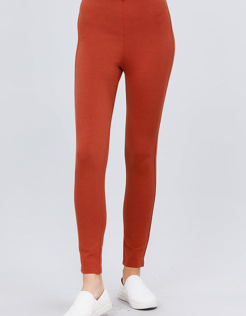 Load image into Gallery viewer, Waist Elastic Band Ponte Pants

