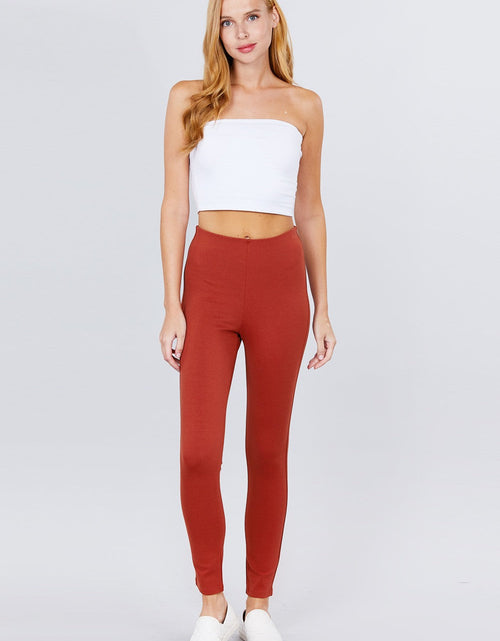 Load image into Gallery viewer, Waist Elastic Band Ponte Pants
