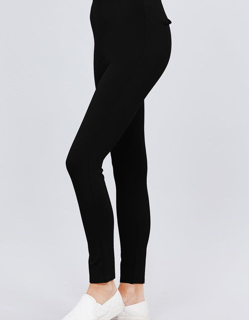 Load image into Gallery viewer, Waist Elastic Band Ponte Pants

