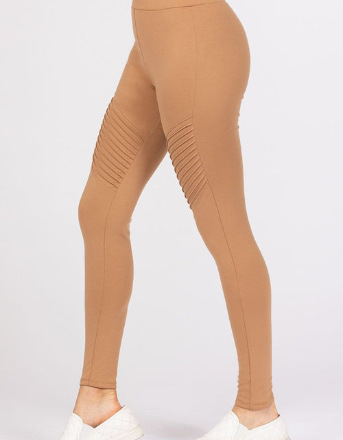 Load image into Gallery viewer, Pintuck Detail Ponte Pants
