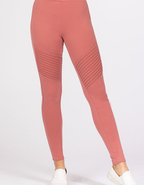 Load image into Gallery viewer, Pintuck Detail Ponte Pants
