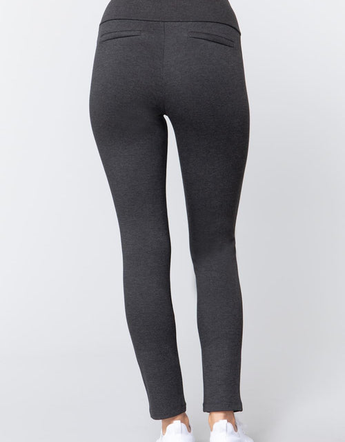 Load image into Gallery viewer, Waist Band Long Ponte Pants
