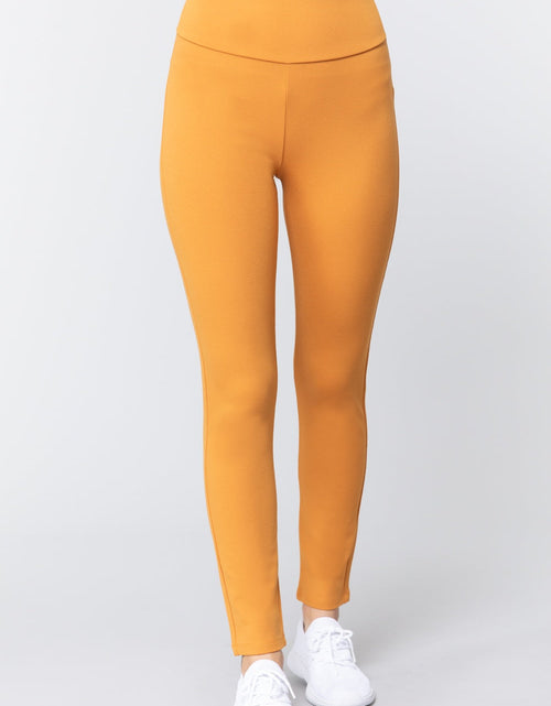 Load image into Gallery viewer, Waist Band Long Ponte Pants
