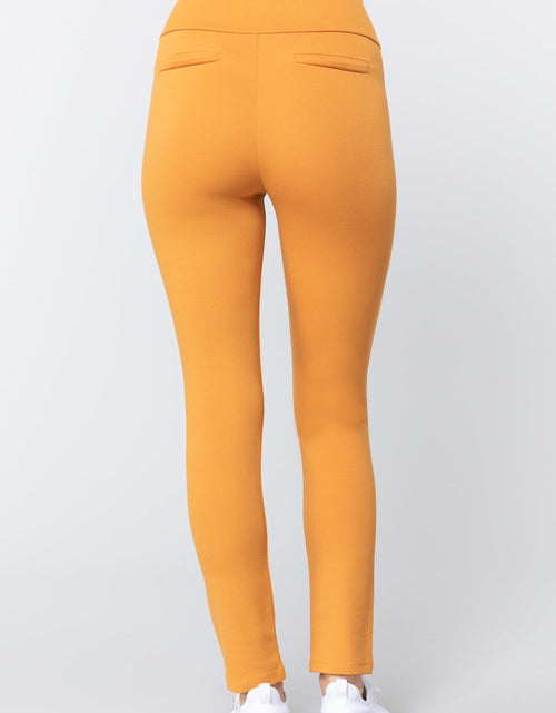 Load image into Gallery viewer, Waist Band Long Ponte Pants
