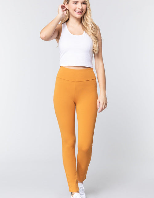 Load image into Gallery viewer, Waist Band Long Ponte Pants
