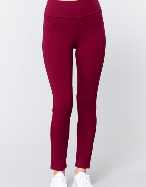 Load image into Gallery viewer, Waist Band Long Ponte Pants
