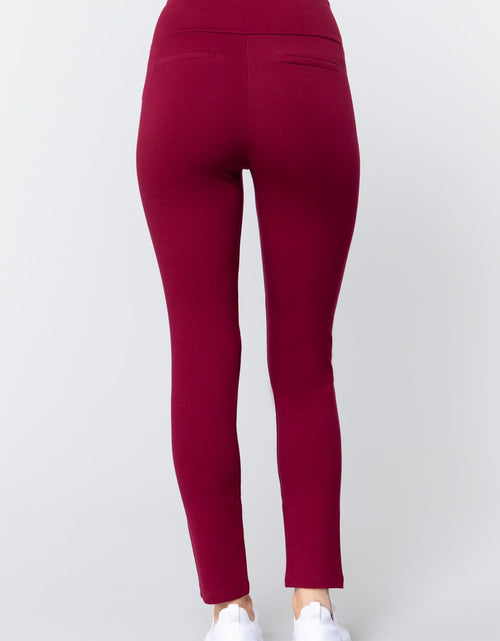 Load image into Gallery viewer, Waist Band Long Ponte Pants
